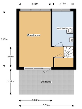 Boog 98, 3362 WJ Sliedrecht - Plattegrond 2e verdieping Boog 98.jpg