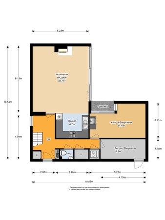 Vredenburg 88, 3328 DH Dordrecht - Plattegrond begane grond.jpg