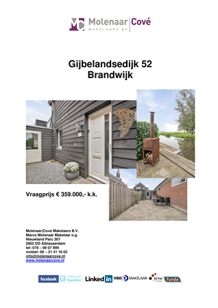 Brochure preview - Brochure Gijbelandsedijk 52.pdf