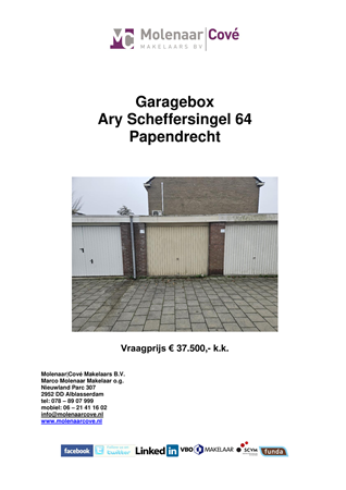 Brochure preview - Brochure Ary Scheffersingel 64 Garagebox.pdf