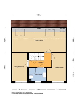 Willem Dreeshof 26, 2953 AW Alblasserdam - Plattegrond 1e verdieping.jpg