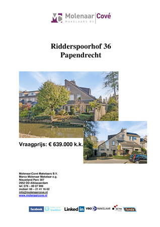 Brochure preview - brochure Ridderspoorhof 36.pdf