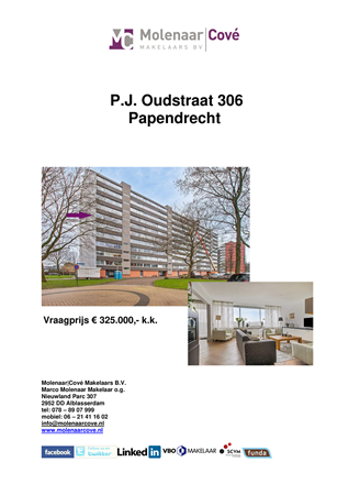 Brochure preview - Brochure P J  Oudstraat 306.pdf