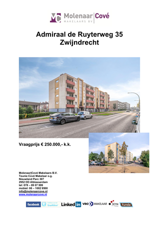 Brochure preview - Brochure Admiraal de Ruyterweg 35 Zwijndrecht.pdf