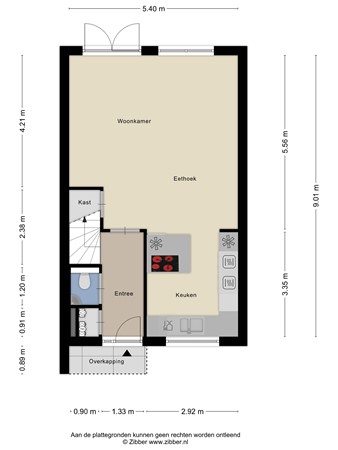 Medium property photo - Uiterwaard 18, 3344 ED Hendrik-Ido-Ambacht