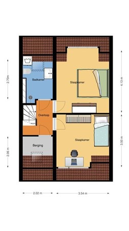 C.D.Tuinenburgstraat 21B, 3078 GB Rotterdam - Plattegrond 2e verdieping.jpg