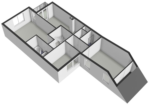 Grevelingen 11, 3332 VA Zwijndrecht - Grevelingen 11 - Zwijndrecht - 1e_verdieping - 3D  _4.jpg