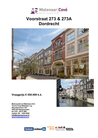 Brochure preview - Brochure Voorstraat 273 Dordrecht.pdf