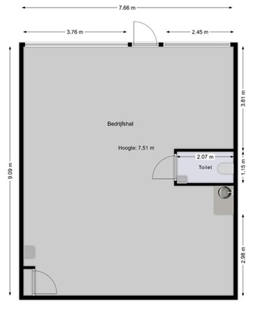 Nieuwland Parc 308C, 2952 DD Alblasserdam - plattegrond.jpg