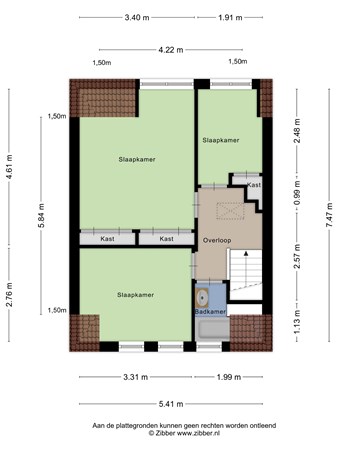 Van Galenstraat 4, 8023 VR Zwolle - 444182_2D_Eerste_verdieping_Van_Galenstraat_4_Zwolle_02.jpg