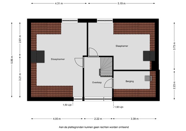 Floorplan - Hôfsleane 65, 9041 AM Berlikum