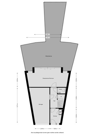 Floorplan - Koninginnenpage 62, 8607 HP Sneek
