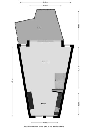 Floorplan - Koninginnenpage 62, 8607 HP Sneek