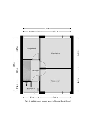 Floorplan - Pieter Jelles Troelstrastraat 9, 8862 AM Harlingen