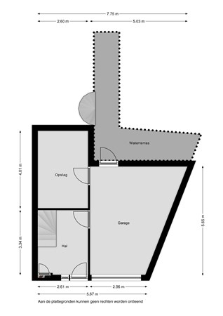Floorplan - Vuurvlinder 28, 8607 HK Sneek
