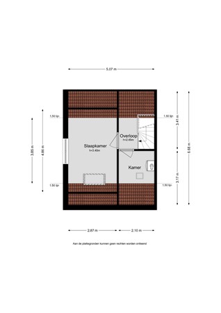 Floorplan - Botterhof 28, 8862 PT Harlingen