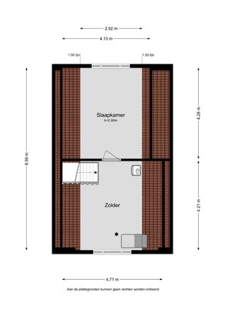 Floorplan - Ambachtsschoolstraat 11, 8861 HA Harlingen