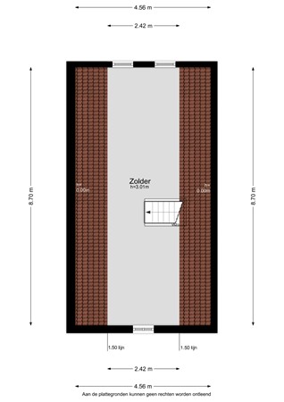 Floorplan - Oosteinde 10, 9079 LC Sint Jacobiparochie