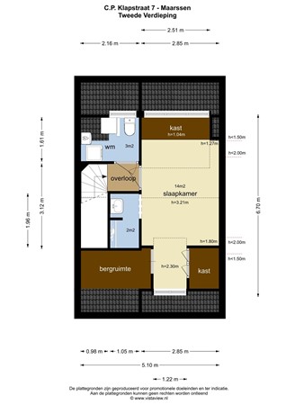 C.P. Klapstraat, 3604 DG Maarssen - 