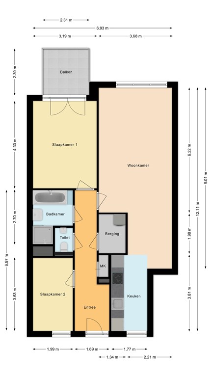 mediumsize floorplan