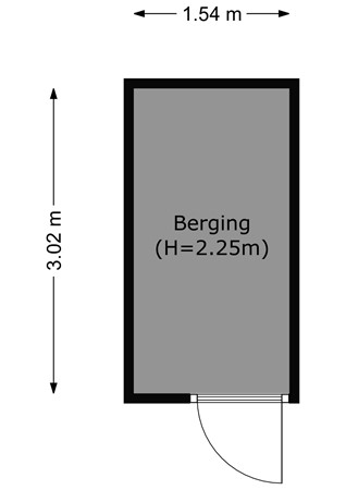 Floorplan - Dorpsdijk 113E, 3161 CA Rhoon