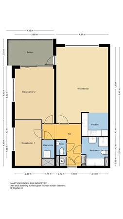 Floorplan - Riederstee 45, 2993 XT Barendrecht