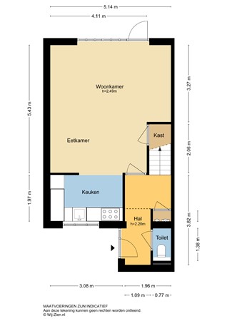 Floorplan - Van Riedevliet 1, 2992 TK Barendrecht
