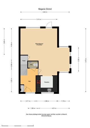 Floorplan - Rozenhout 1, 2994 HN Barendrecht