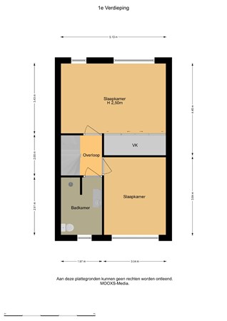 Floorplan - Mandenmaker 9, 3171 HH Poortugaal