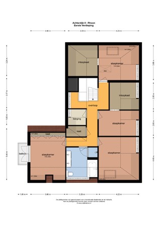 Floorplan - Achterdijk 8, 3161 EC Rhoon