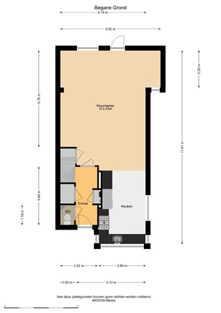 Floorplan - Serenadelaan 3, 2992 GE Barendrecht