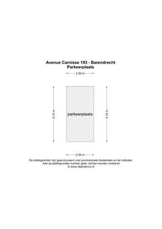 Floorplan - Avenue Carnisse 193, 2993 MD Barendrecht