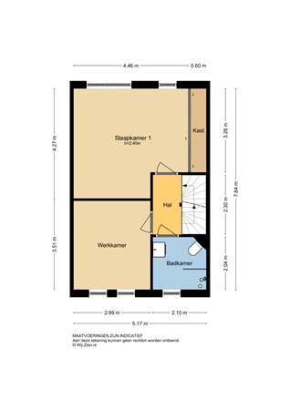 Floorplan - Gaardermeesterweg 30, 3077 GT Rotterdam