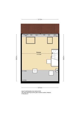 Floorplan - Gaardermeesterweg 30, 3077 GT Rotterdam