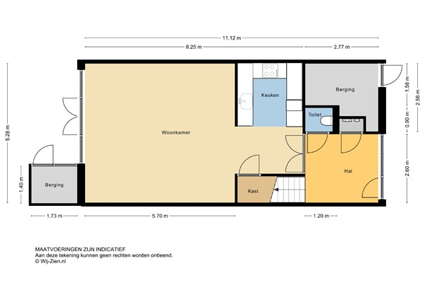 Floorplan - Schiermonnikoog 12, 2993 VJ Barendrecht