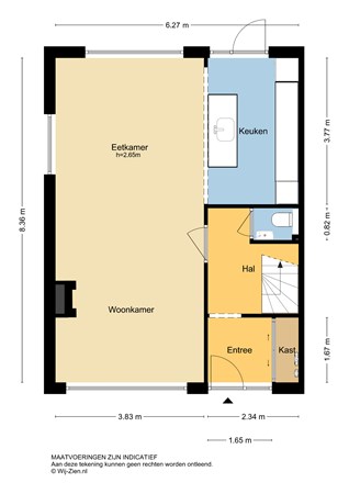 Floorplan - Ghijseland 163, 3161 VL Rhoon