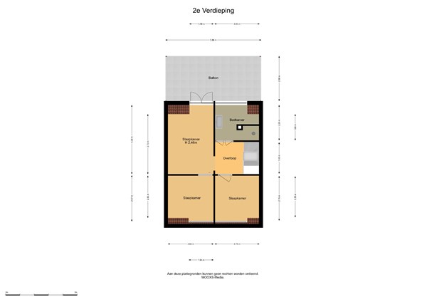 Floorplan - Jan Willem Frisostraat 27B, 3051 EJ Rotterdam