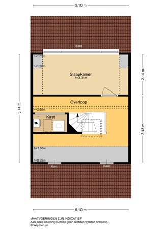 Floorplan - Jan van Almondestraat 52, 3176 VA Poortugaal