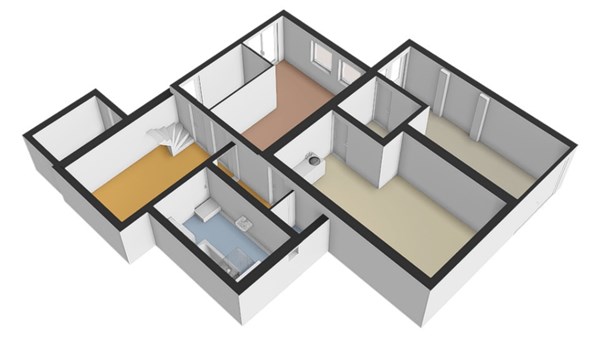 Floorplan - Zuidendijk 475, 3328 LE Dordrecht