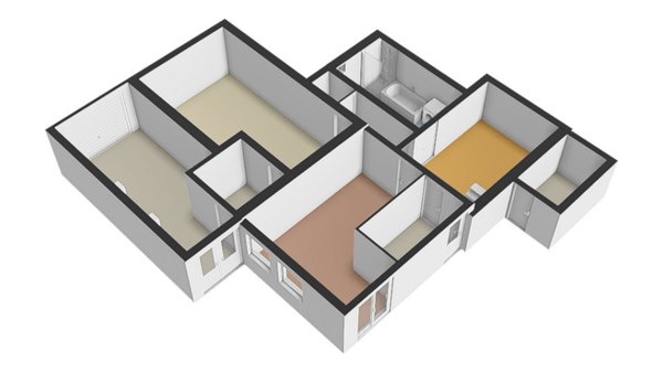 Floorplan - Zuidendijk 475, 3328 LE Dordrecht