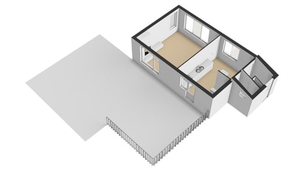 Floorplan - Zuidendijk 475, 3328 LE Dordrecht