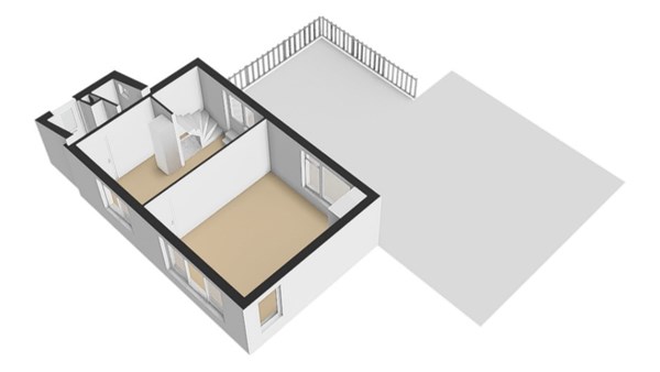 Floorplan - Zuidendijk 475, 3328 LE Dordrecht