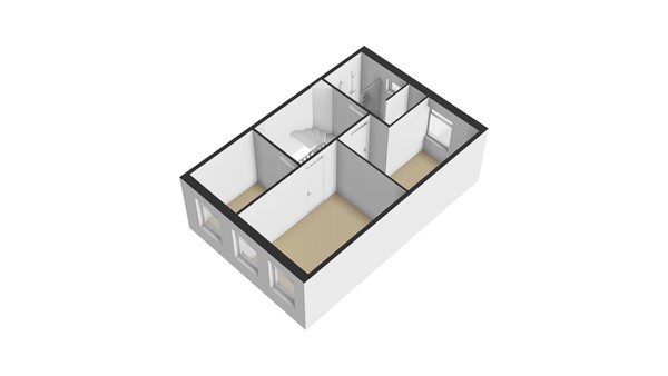 Floorplan - Brederostraat 32, 3131 WC Vlaardingen