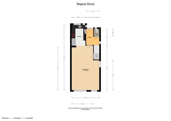 Floorplan - Windmolen 25, 2986 TH Ridderkerk