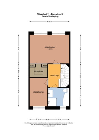 Floorplan - Wisselwei 11, 2992 ZE Barendrecht