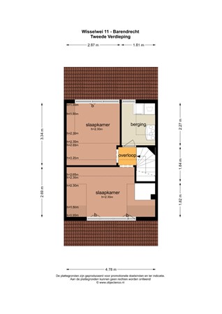 Floorplan - Wisselwei 11, 2992 ZE Barendrecht