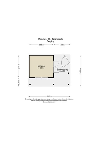 Floorplan - Wisselwei 11, 2992 ZE Barendrecht
