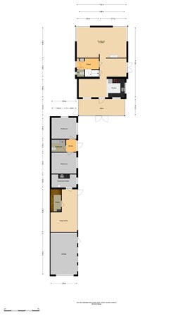Floorplan - Voordijk 497, 2993 BE Barendrecht