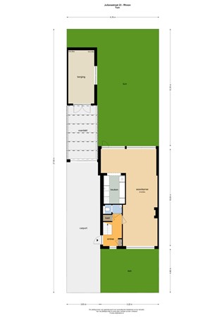 Floorplan - Julianastraat 23, 3161 AJ Rhoon
