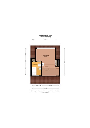 Floorplan - Julianastraat 23, 3161 AJ Rhoon
